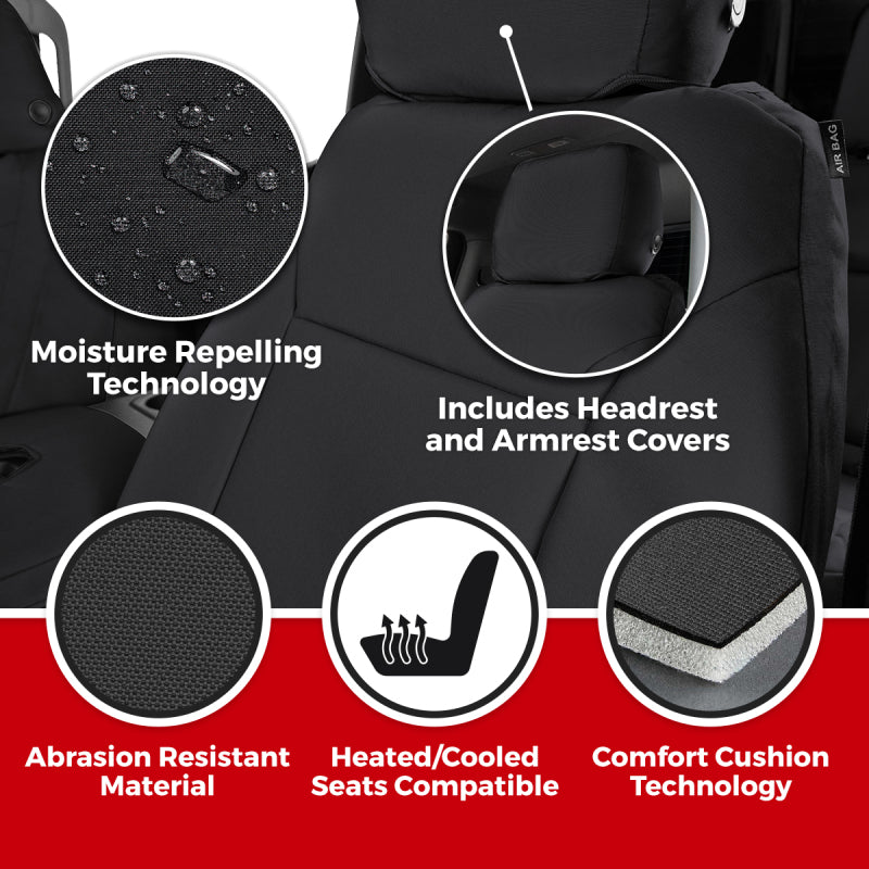 Covercraft 19-24 Nissan Altima Endura PrecisionFit Custom Second Row Seat Covers - Charcoal/Silver