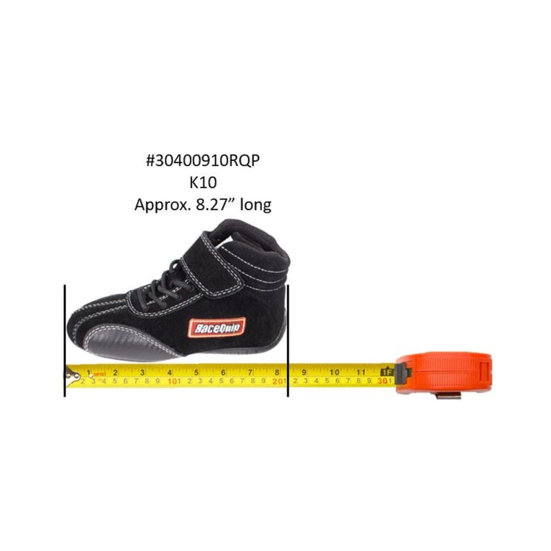 RaceQuip Euro Carbon-L SFI Shoe Kids 10
