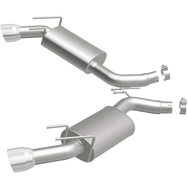 MagnaFlow Street Series Axle Back 14-15 Chevy Camaro 6.2L V8 SS Polished Dual Split Rear Exit