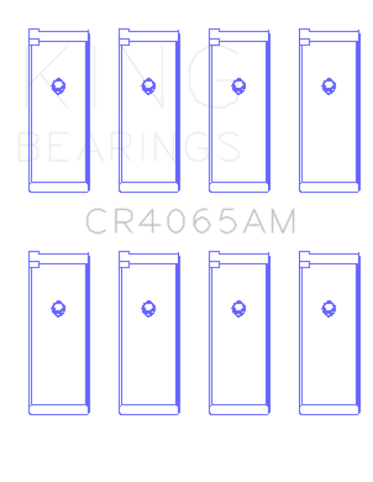 King 91-04 Nissan 146CI/2.4L KA24DE L4/89-97 146CI/2.4L KA24E L4 Rod Bearing Set - Size STD
