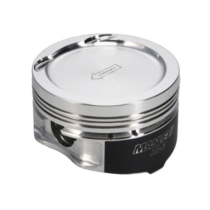 Manley Nissan SR20DE Piston Set - 86.00mm Bore 1.260in CH, -12.00 CC