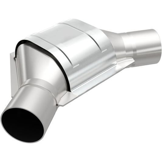 MagnaFlow Universal Catalytic Converter 2.50inch Angled Inlet/Outlet
