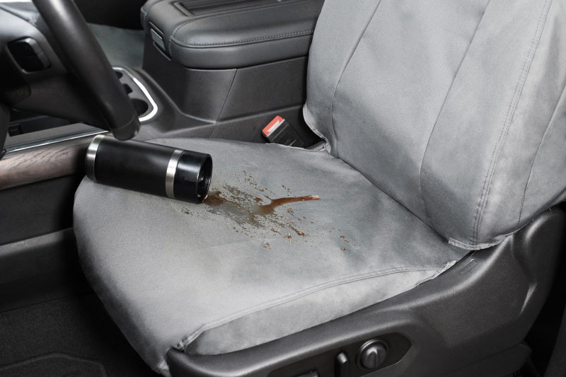 Covercraft 08-10 Ford F250 Waterproof Polyester SeatSaver Custom Front Row Seat Covers - Grey