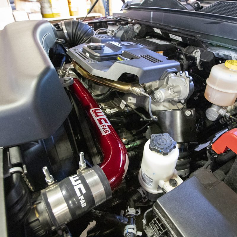 Wehrli 19-23 Cummins 6.7L Upper Coolant Pipe - Bengal Silver
