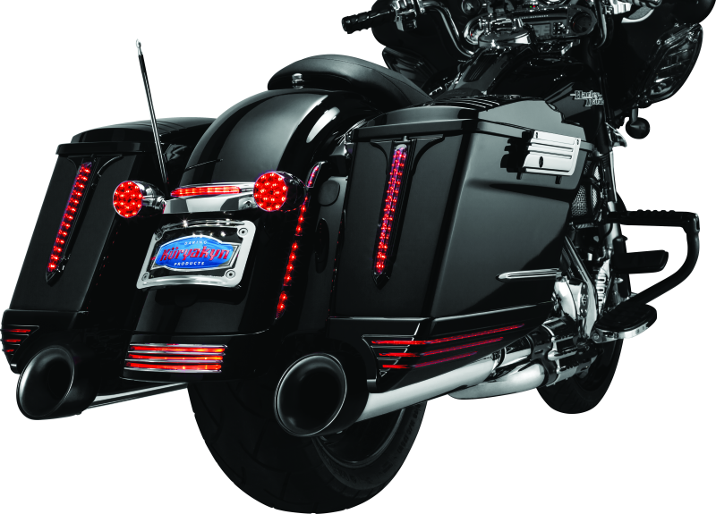 Kuryakyn Rear Fender Accents FLHRXS / FLHX/FLHXS / FLTRX/XS Models Chrome