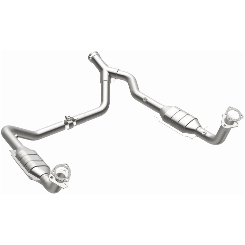 MagnaFlow DF Cat. Conv 95-99 Range Rover 4.0/4.6L GEMS Y-Pipe Assembly *NOT FOR SALE IN CALIFORNIA*