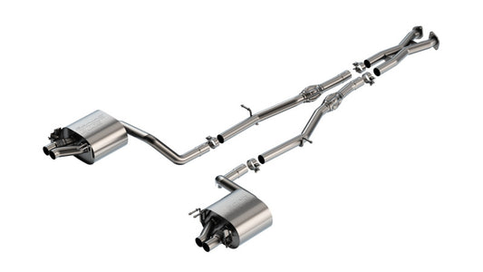 Borla Genesis G70 S-Type Cat Back Exhaust - No Tips