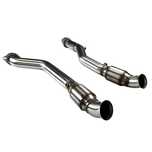 Kooks 12-22 Jeep Trackhawk 6.2L /Dodge Durango 6.4L 3in H.O. GREEN Catted OEM Connection Pipes