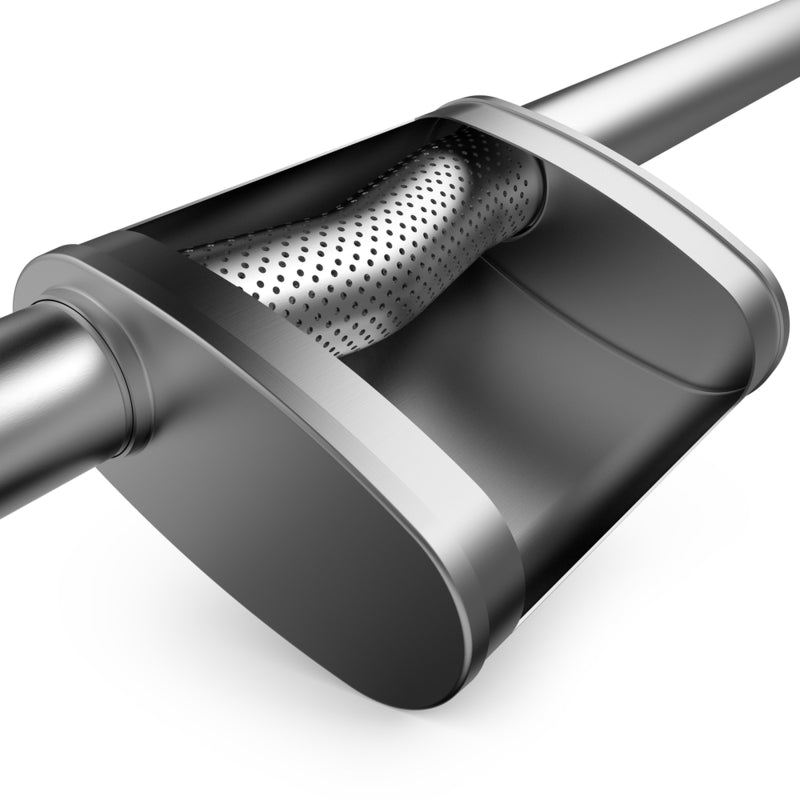 MagnaFlow Muffler Mag SS 4X9 14 2.5/2.5 O/O