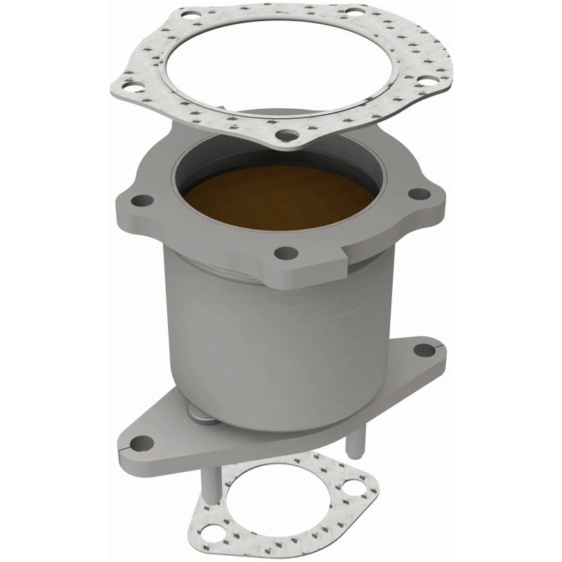 MagnaFlow Direct Fit Catalytic Converter 98 Mazda Protege Front