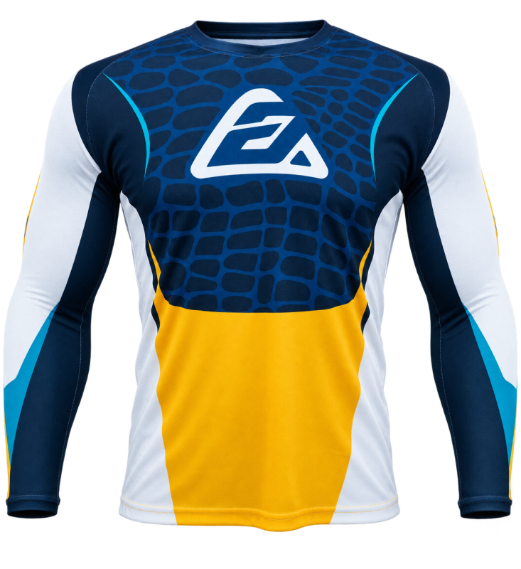 Answer  Syncron Raceday Jersey Yellow/Navy/Cyan/White - 2XL