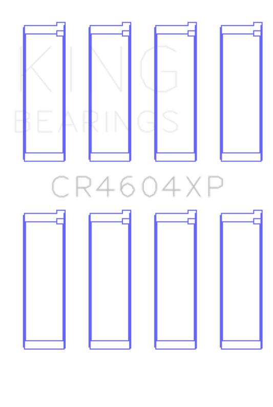 King 07-09 Mazdaspeed 3 L3-VDT MZR DISI (t) Duratec High Performance Rod Bearing Set - Size +0.50mm