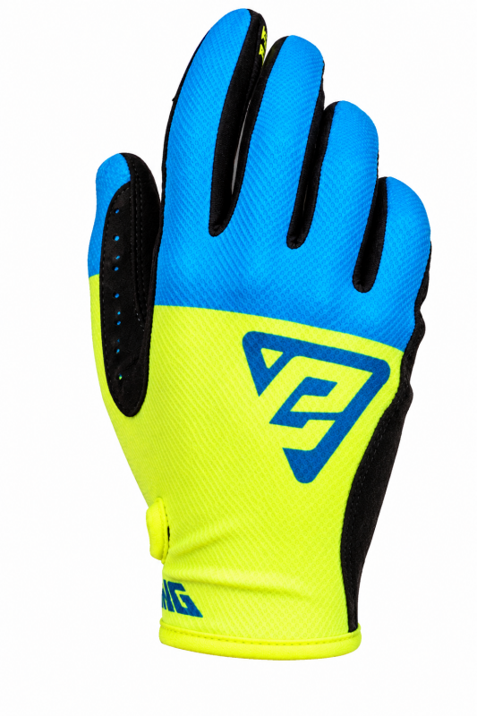 Answer  Ascent Gloves Cyan/Hyper Acid/Black Youth - XL