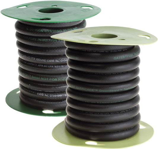 Gates 1/4in x 25 feet (Reel) 225 PSI Barricade Fuel Injection Hose w/ GreenShield Technology