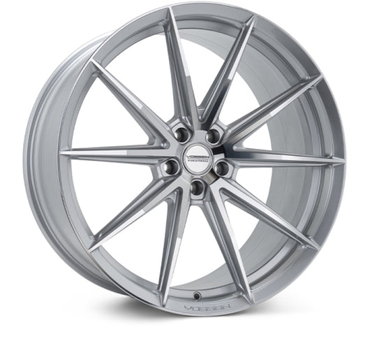 Vossen HFX-2 20x12 - 5x120.65 - ET48 - Super Deep - 70.3 - Silver Polished Wheel