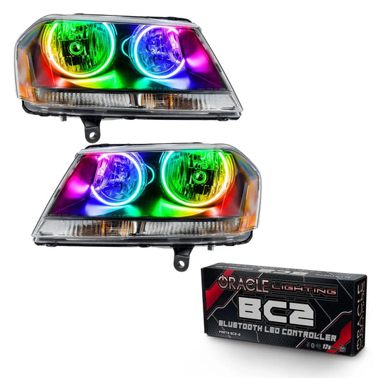 Oracle 08-14 Dodge Avenger RT SMD HL - Black - ColorSHIFT w/ BC1 Controller