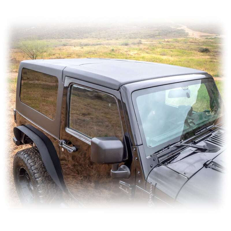 Turn Offroad 07-18 Jeep JK 2 Door Squareback Hardtop 2 Piece Primer (Paintable)