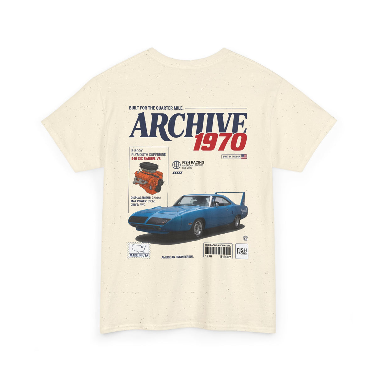 1970 Plymouth Superbird Archive Tee