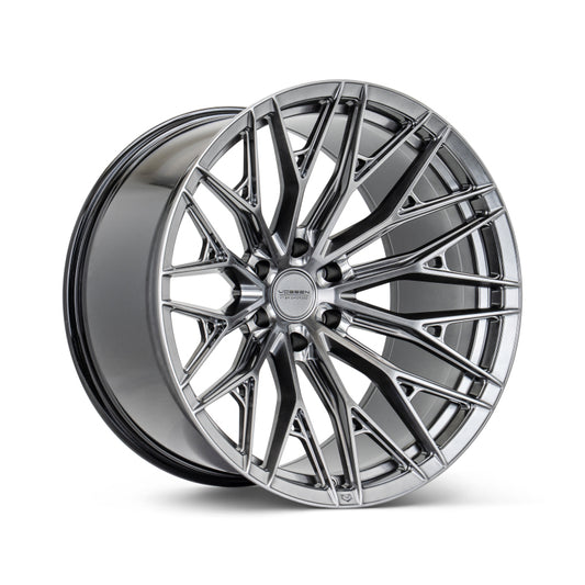 Vossen HFX-6 20x10 - 6x135 - ET-18 - Super Deep - 87.1 - Hyper Black Wheel