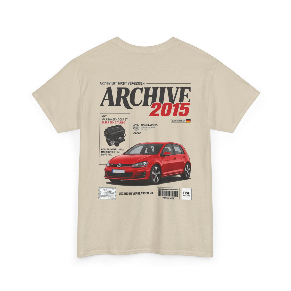 2015-2021 Volkswagen GTI (Mk7) Archive Tee