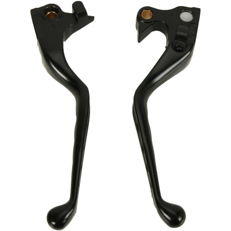 Bikers Choice 04-13 XL O-Series 4 Holed Lever Set Black