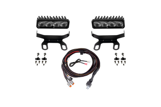 Diode Dynamics 2013-2018 Ram 1500 Ram Standard SS6 Pro LED Kit White Fog 6000K
