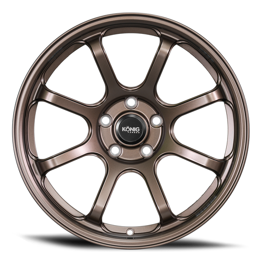 Konig Forged F6SX 18x10 5x120 ET40 Race Bronze Wheel (Knurled Bead)