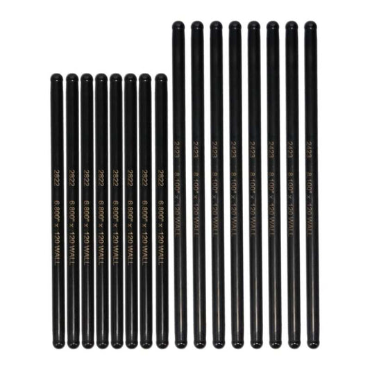 Manley Dodge 5.7L/6.4L Hemi 5/16in .120in Wall Chrome Moly Swedged End Pushrods (8 INT/8 EXH)