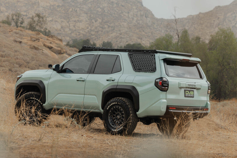 DV8 Offroad 25-26 Toyota 4Runner Exterior Window Molle for DV8 Offroad Roof Rack - Driver