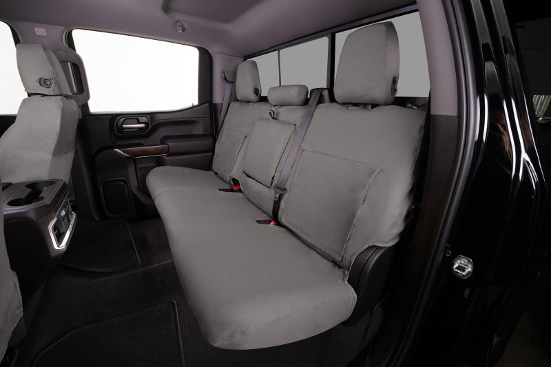 Covercraft 21-24 Ford Bronco Polycotton SeatSaver Custom Second Row Seat Covers - Misty Grey
