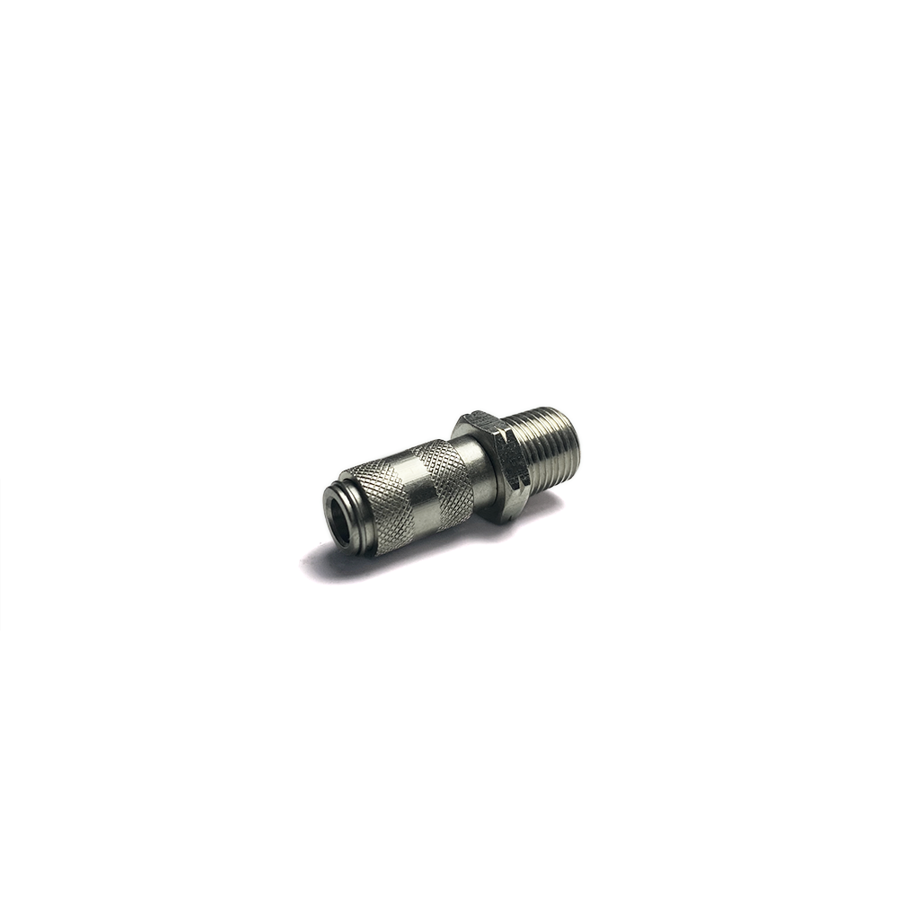 Ticon Industries Tig Aesthetics Female QD Fitting to 1/8in NPT (2 Pack)
