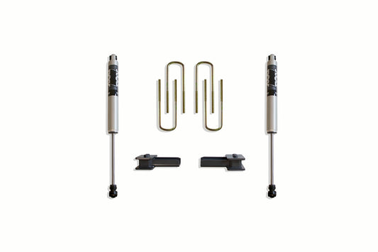 Maxtrac 2021+ Ford F-150 2WD 2in Blocks/ U-Bolts - Fox Shocks