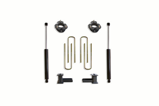 Maxtrac 0.5in Spacers, 4in Blocks/ U-Bolts - Maxtrac Shocks