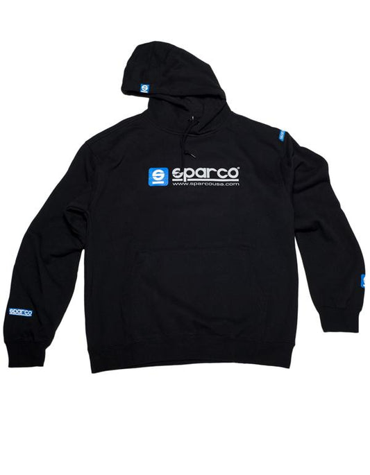 Sparco Sweatshirt Hooded WWW White MED