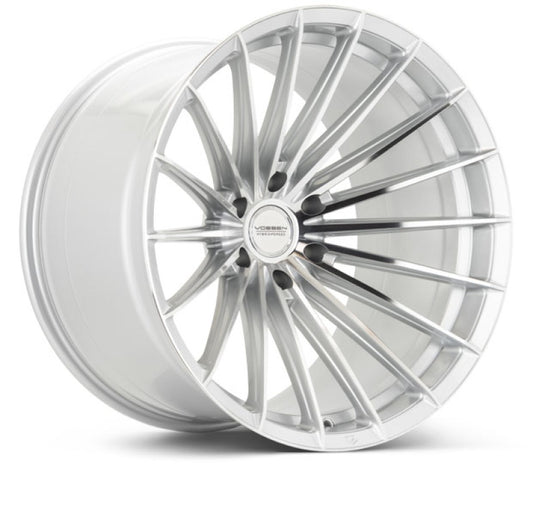 Vossen HFX-4 18x9 - 6x135 - ET0 - Super Deep - 87.1 - Silver Polished Wheel