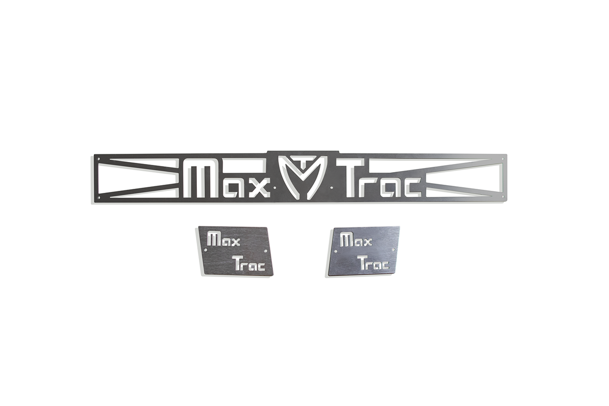 Maxtrac 07-2018 Silverado/Sierra 1500 Aluminum Logo Plate For Subframe Lift Kit