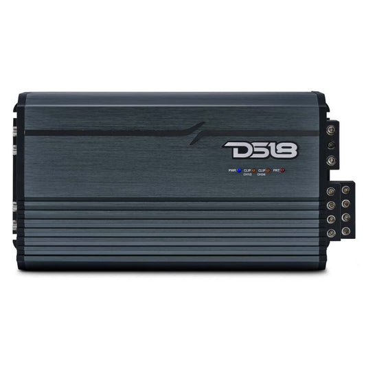 DS18 4-Channel Class-D Amp Stereo Full-Range 4 x 250 W RMS at4 ohm 4- Titanium