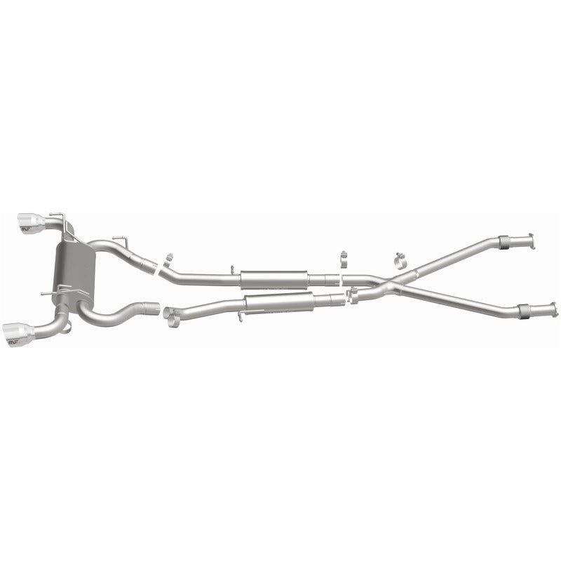 MagnaFlow Cat-Back 09-17 Nissan 370Z V6 3.7L Street Series SS 2.25in Dual Split Rear Exit Exhaust