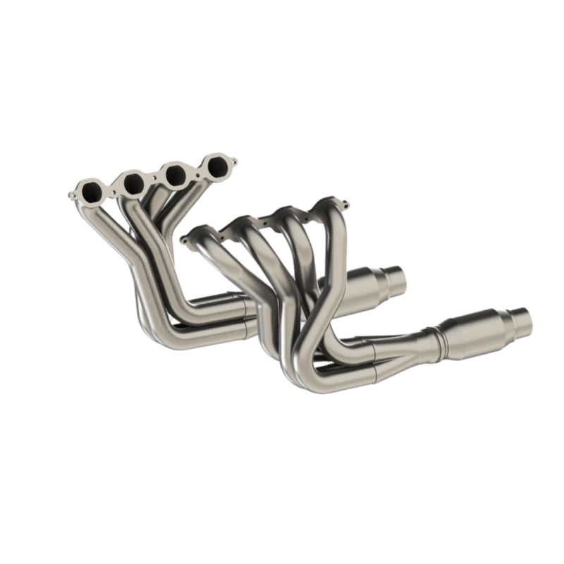 Kooks 67-69 Chevrolet Camaro Firebird 1-7/8in x 3in LT Swap Header w/ Green Catted Connection Pipes