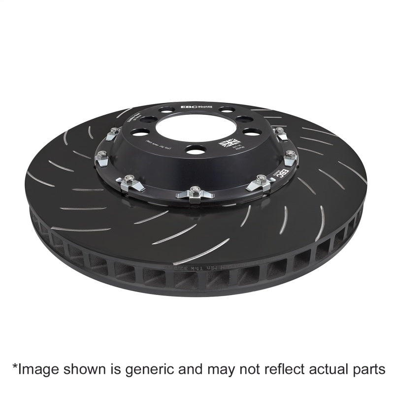 EBC Racing 03-08 Lamborghini Gallardo 5.0L 2 Piece SG Racing Rear Rotors