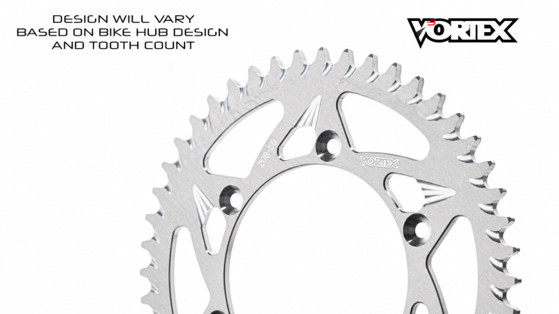 Vortex Racing 46 Tooth 420 Rear Sprocket - Silver