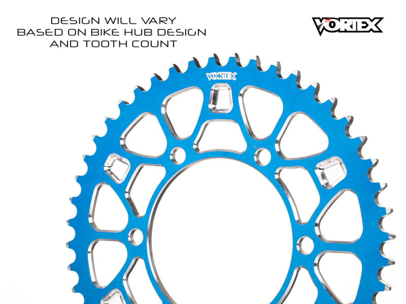 Vortex Racing V4 45 Tooth 520 Sprocket Use w/ 3766 Front - Blue