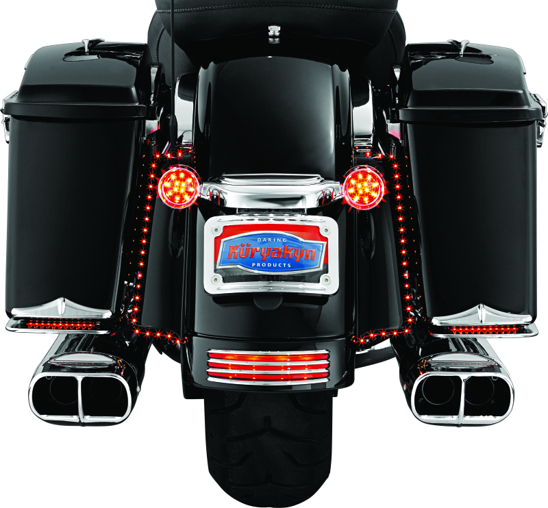 Kuryakyn Rear Fender Accents FLHRXS / FLHX/FLHXS / FLTRX/XS Models Chrome