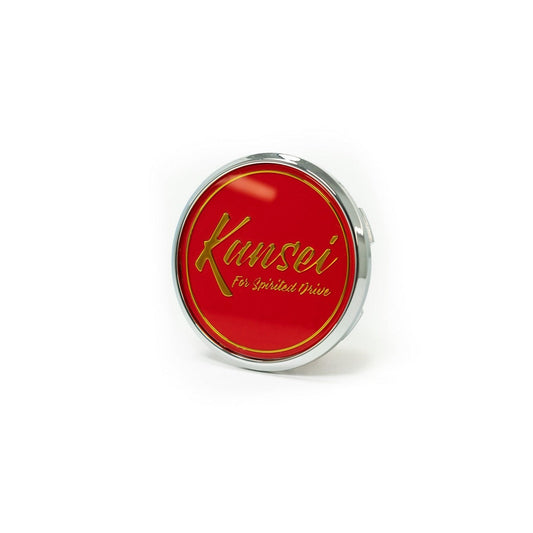 Kansei Special Edition Gold Gel Cap Boxed Set (4 Piece) Center Caps - Red
