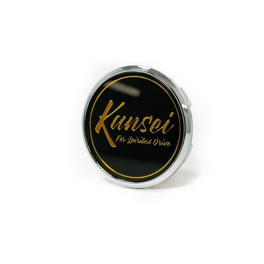 Kansei Special Edition Gold Gel Cap Boxed Set (4 Piece) Center Caps - Black