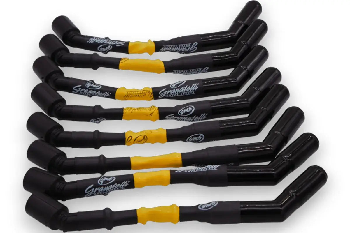 Granatelli 14-21 GM LT1 6.2L V-8 Hi-Perf Ignition Wire Connector Kit w/Yellow Sleeves/Ceramic Boot