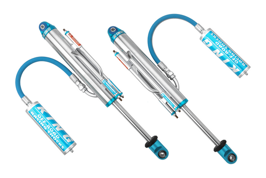 King Shocks 2.0 PR 2-Tube Bypass Remote Hose Reservoir Shock (Style 2) - 14in Travel
