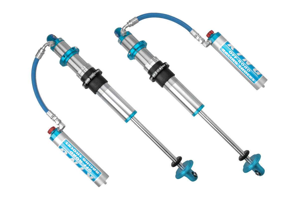 King Shocks 14 in 2.5 PR Coilover Shock Hose Remote Reservoir w/o Springs w/Compression Adjuster