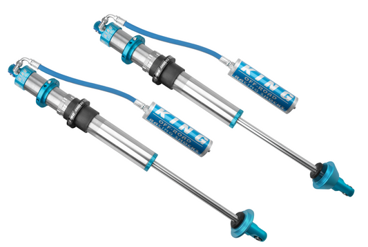 King Shocks 8in 2.5 PR Coilover Shock Hose Remote Res w/o Springs (OD End Cap)