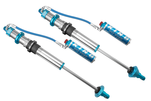 King Shocks 2.5 PR Coilover Shock Hose Remote Res. w/ OD End Cap & Adjuster - 10in Travel